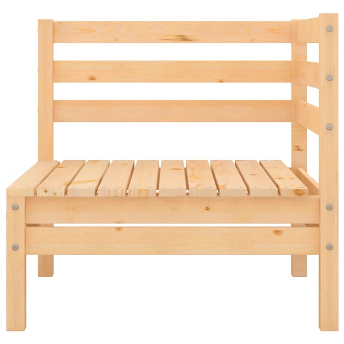 vidaXL Σαλόνι Κήπου Σετ 8 Τεμαχίων από Μασίφ Ξύλο Πεύκου