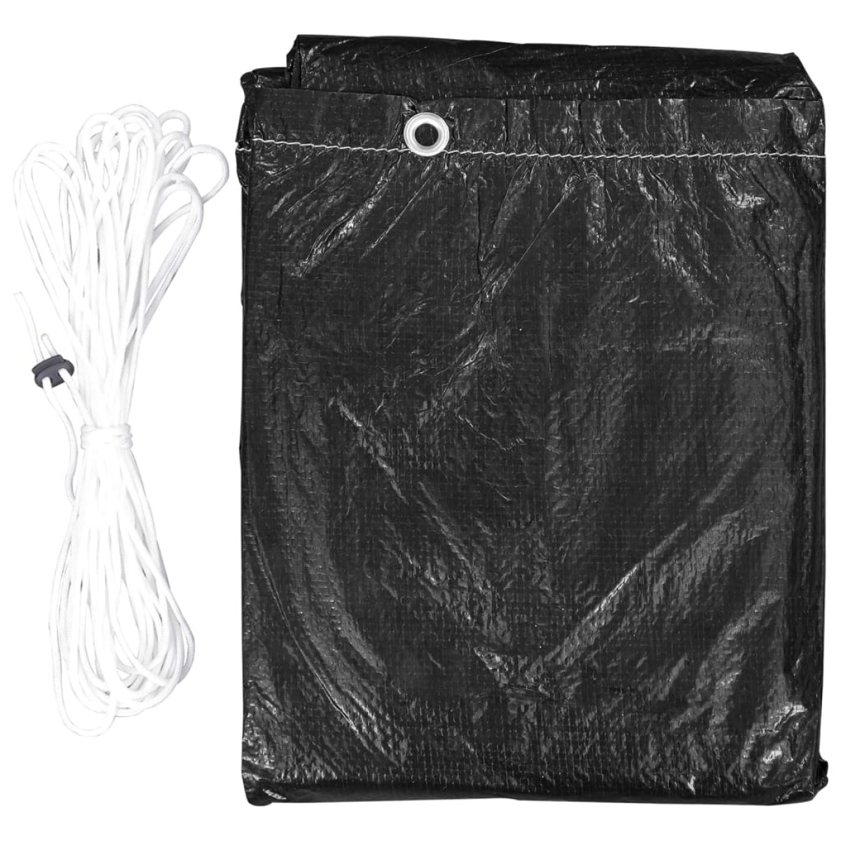 3082851 vidaXL Garden Furniture Covers 2 pcs 6 Eyelets 160x80x75 cm (2x48650)