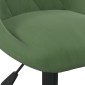 vidaXL Καρέκλα Γραφείου Σκούρο Πράσινο Βελούδινη