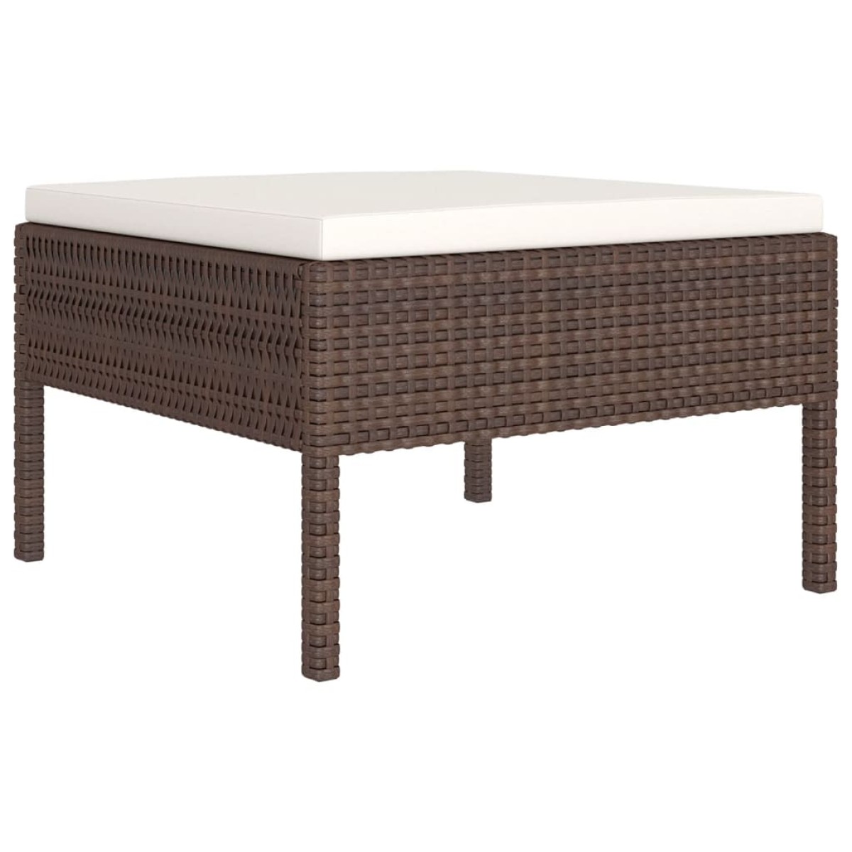 vidaXL Σαλόνι Κήπου Σετ 9 Τεμαχίων Καφέ Συνθετικό Ρατάν με Μαξιλάρια