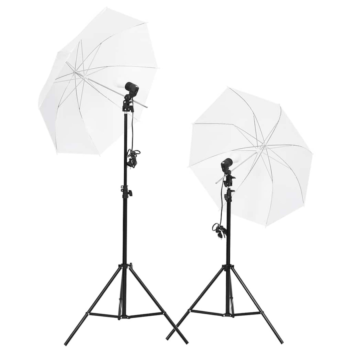 vidaXL Κιτ Φωτογραφικού Στούντιο με Σετ Φώτα & Φόντο