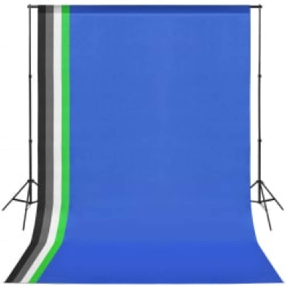 vidaXL Κιτ Φωτισμού Φωτογραφικού Στούντιο με Softbox και Φόντο