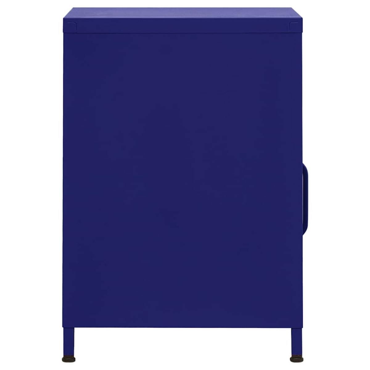 vidaXL Κομοδίνα 2 τεμ. Ναυτικό Μπλε 35 x 35 x 51 εκ. Ατσάλινα