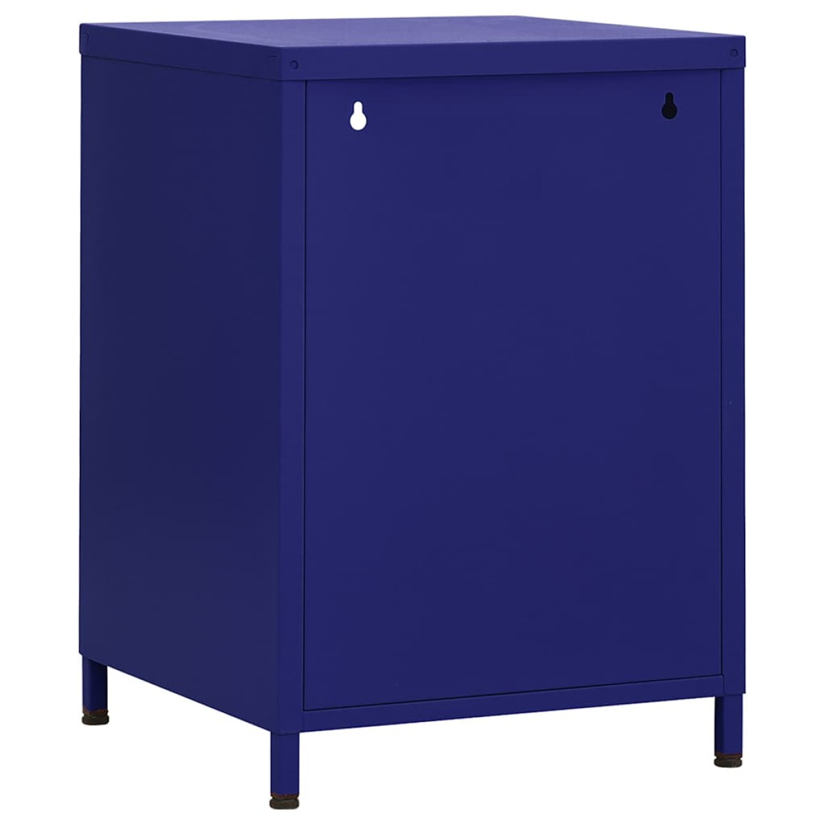 vidaXL Κομοδίνα 2 τεμ. Ναυτικό Μπλε 35 x 35 x 51 εκ. Ατσάλινα