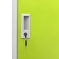 vidaXL Φοριαμοί 5 τεμ. Ανοιχτό Γκρι/Πράσινο 90x45x92,5 εκ. Ατσάλινοι