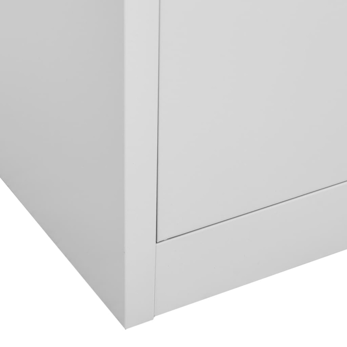 vidaXL Φοριαμοί 2 τεμ. Ανοιχτό Γκρι 90 x 45 x 92,5 εκ. Ατσάλινοι