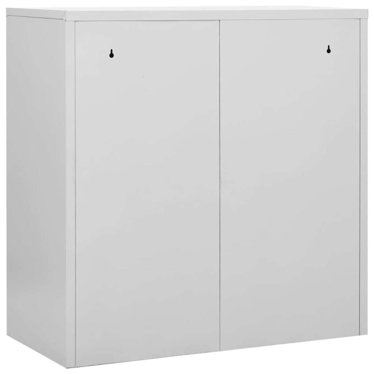 vidaXL Φοριαμοί 5 τεμ. Ανοιχτό Γκρι/Κόκκινο 90x45x92,5 εκ. Ατσάλινοι