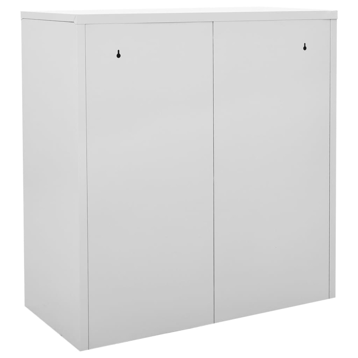 vidaXL Φοριαμοί 2 τεμ. Ανοιχτό Γκρι 90 x 45 x 92,5 εκ. Ατσάλινοι