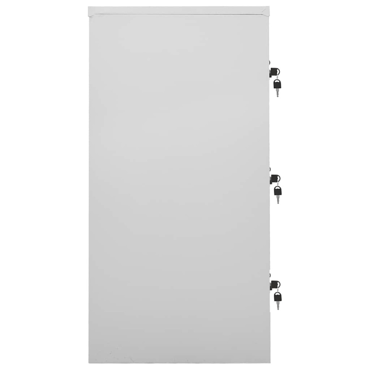 vidaXL Φοριαμοί 2 τεμ. Ανοιχτό Γκρι/Πράσινο 90x45x92,5 εκ. Ατσάλινοι