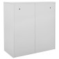 vidaXL Φοριαμοί 5 τεμ. Ανοιχτό Γκρι 90 x 45 x 92,5 εκ. Ατσάλινοι