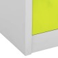 vidaXL Φοριαμοί 5 τεμ. Ανοιχτό Γκρι/Πράσινο 90x45x92,5 εκ. Ατσάλινοι