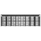 vidaXL Κλουβί Σκύλου Εξωτερικού Χώρου με Οροφή 14,75 μ² από Ατσάλι