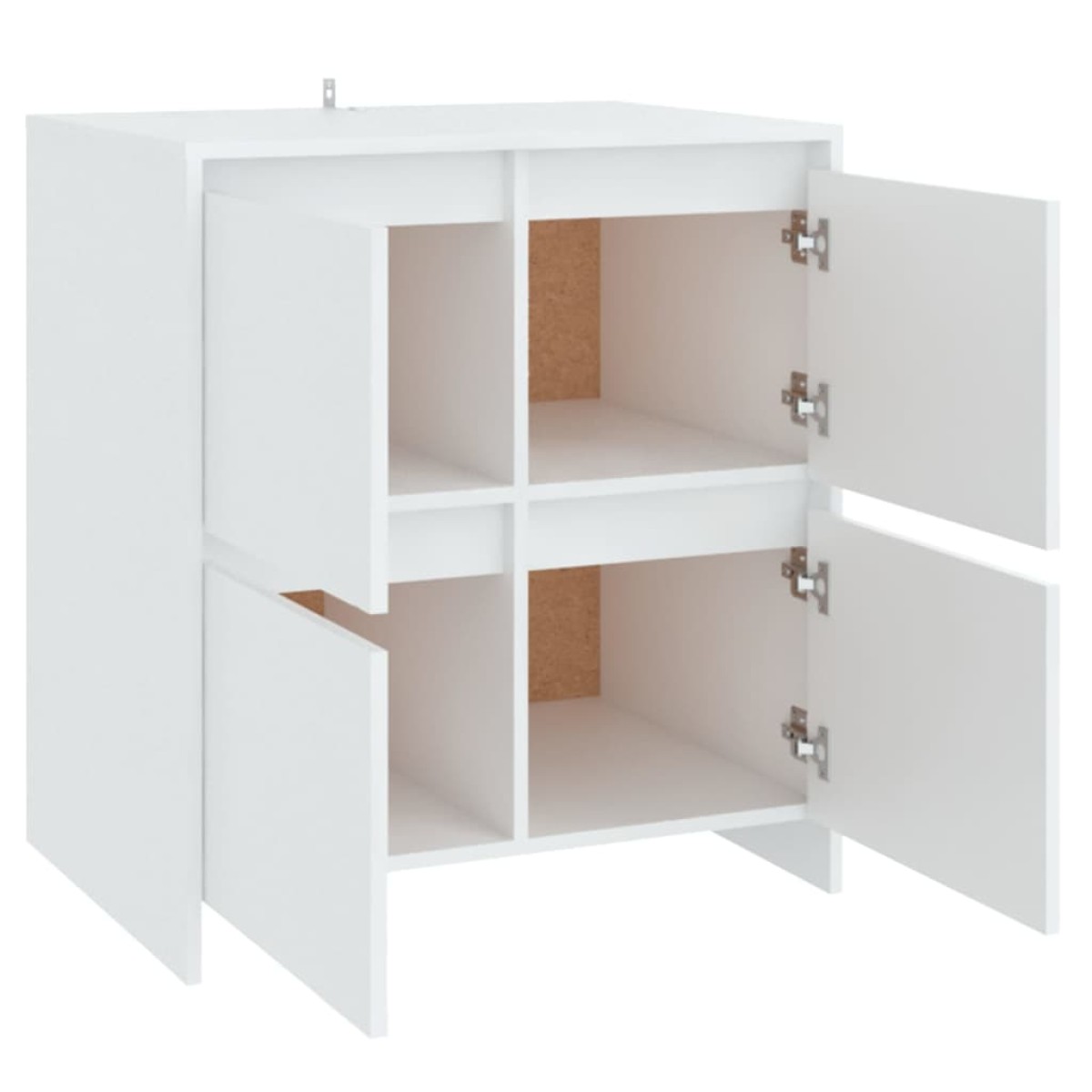 vidaXL Ντουλάπια 2 τεμ. Λευκά 70 x 41 x 75 εκ. από Μοριοσανίδα