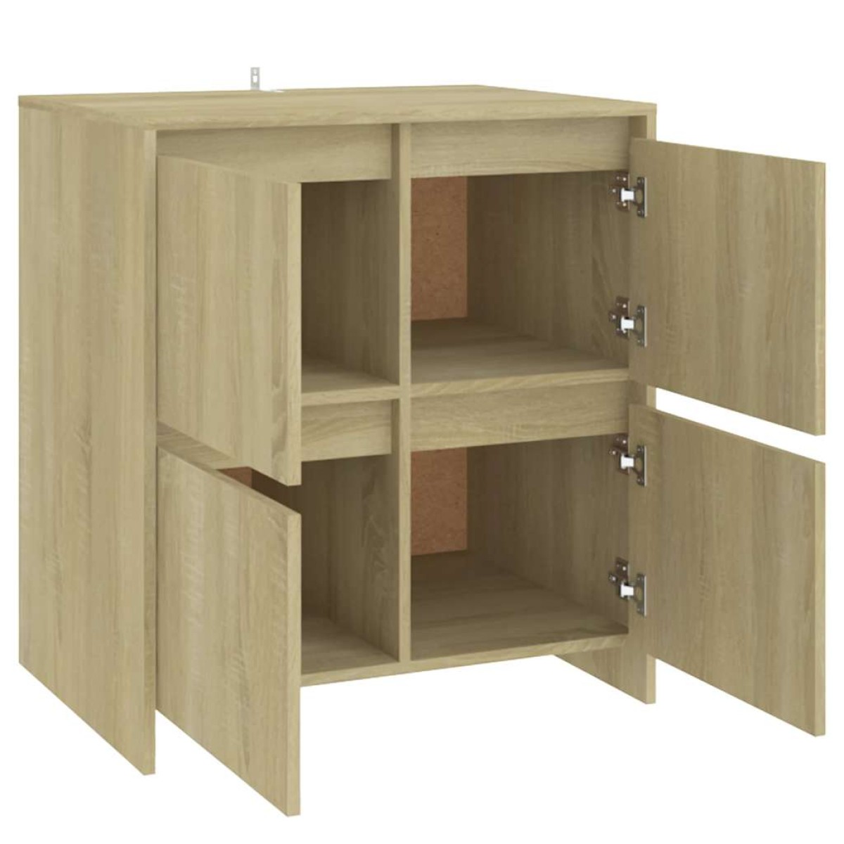 vidaXL Ντουλάπια 2 τεμ. Sonoma Δρυς 70 x 41 x 75 εκ. από Μοριοσανίδα