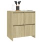 vidaXL Ντουλάπια 2 τεμ. Sonoma Δρυς 70 x 41 x 75 εκ. από Μοριοσανίδα
