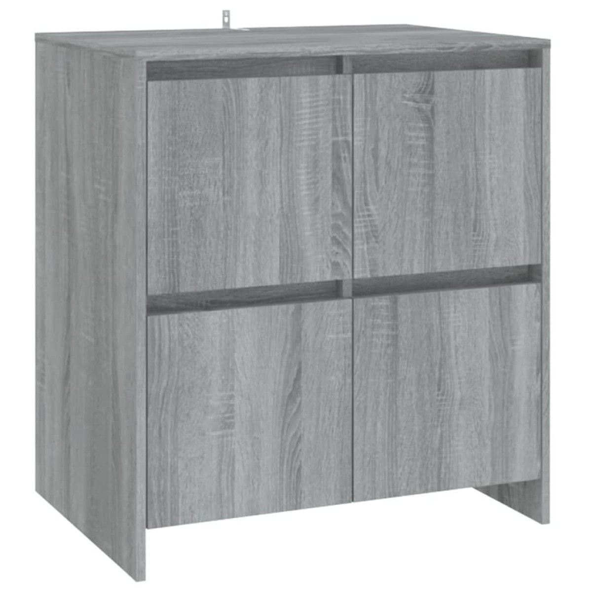 vidaXL Ντουλάπια 2 τεμ. Γκρι Sonoma 70 x 41 x 75 εκ. από Μοριοσανίδα