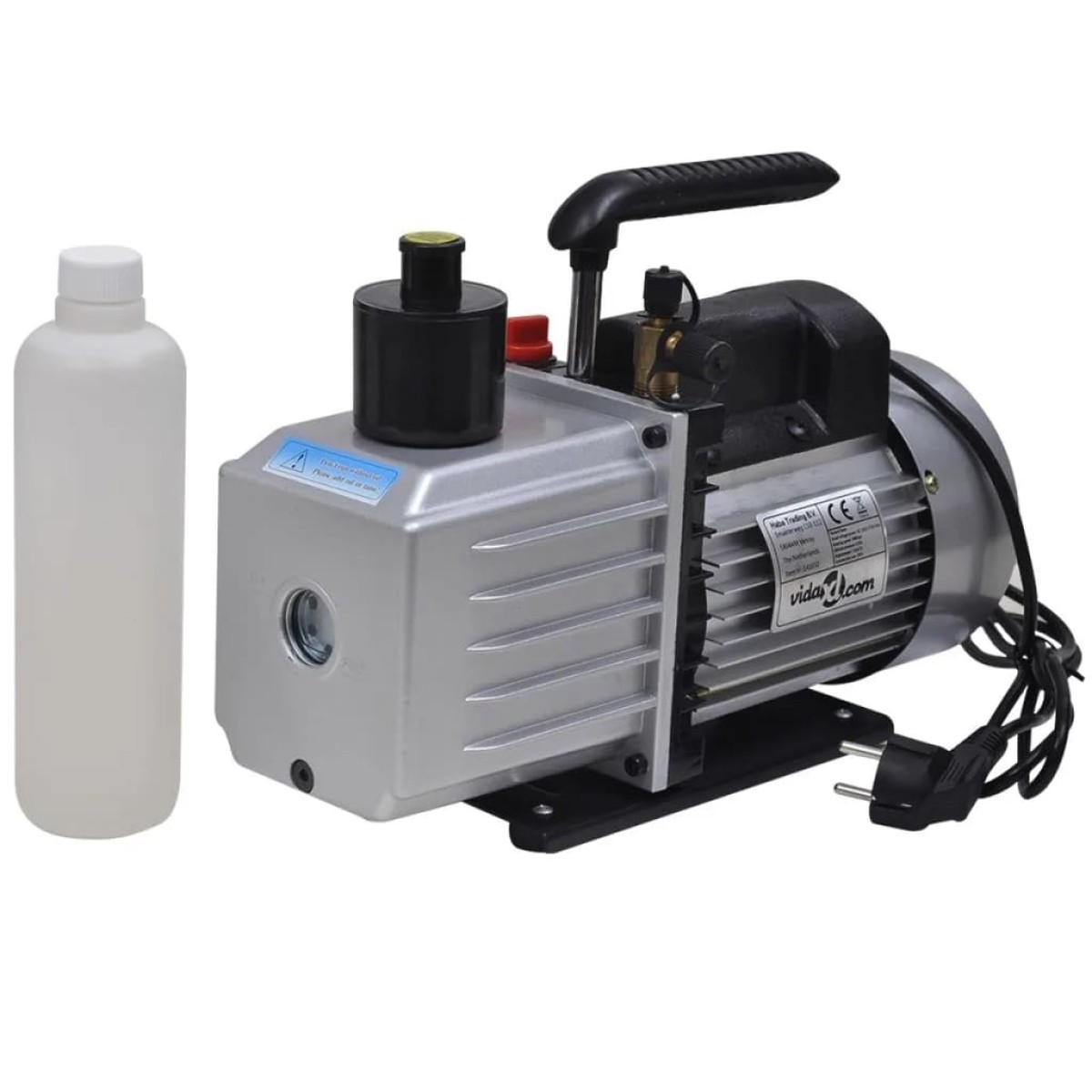 vidaXL Αντλία Κενού 100 L/min με Σετ Ελέγχου Πίεσης 2 Εξόδων σε Θήκη