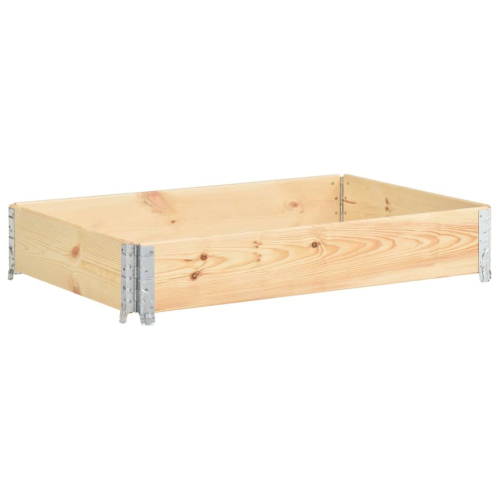 vidaXL Κολάρo Παλέτας 80 x 120 εκ. από Μασίφ Ξύλο Πεύκου