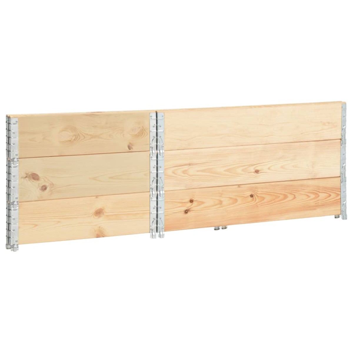 vidaXL Κολάρα Παλέτας 3 τεμ. 80 x 120 εκ. από Μασίφ Ξύλο Πεύκου