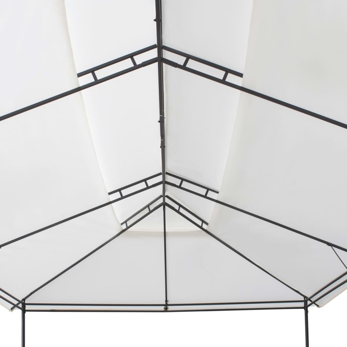 vidaXL Κιόσκι Λευκό 600 x 298 x 270 εκ. 180 γρ./μ²