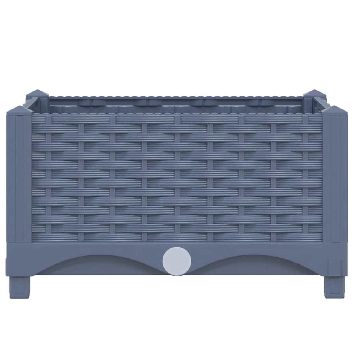 vidaXL Ζαρντινιέρα 40 x 40 x 23 εκ. από Πολυπροπυλένιο