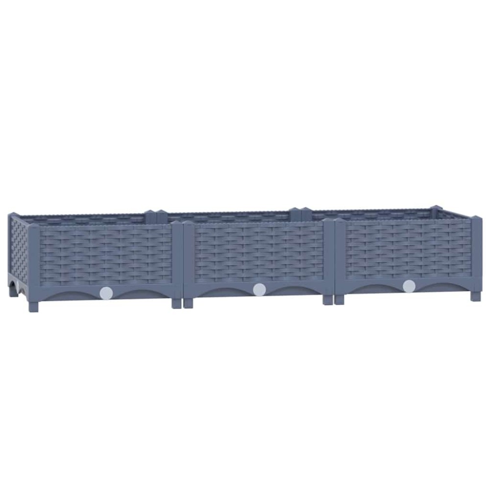 vidaXL Ζαρντινιέρα 120 x 40 x 23 εκ. από Πολυπροπυλένιο