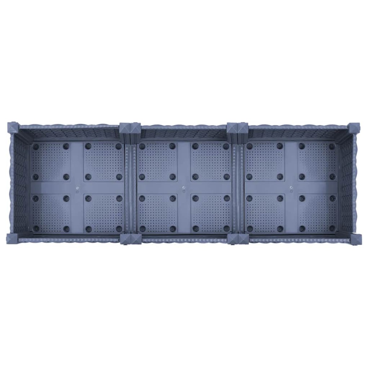 vidaXL Ζαρντινιέρα 120 x 40 x 23 εκ. από Πολυπροπυλένιο