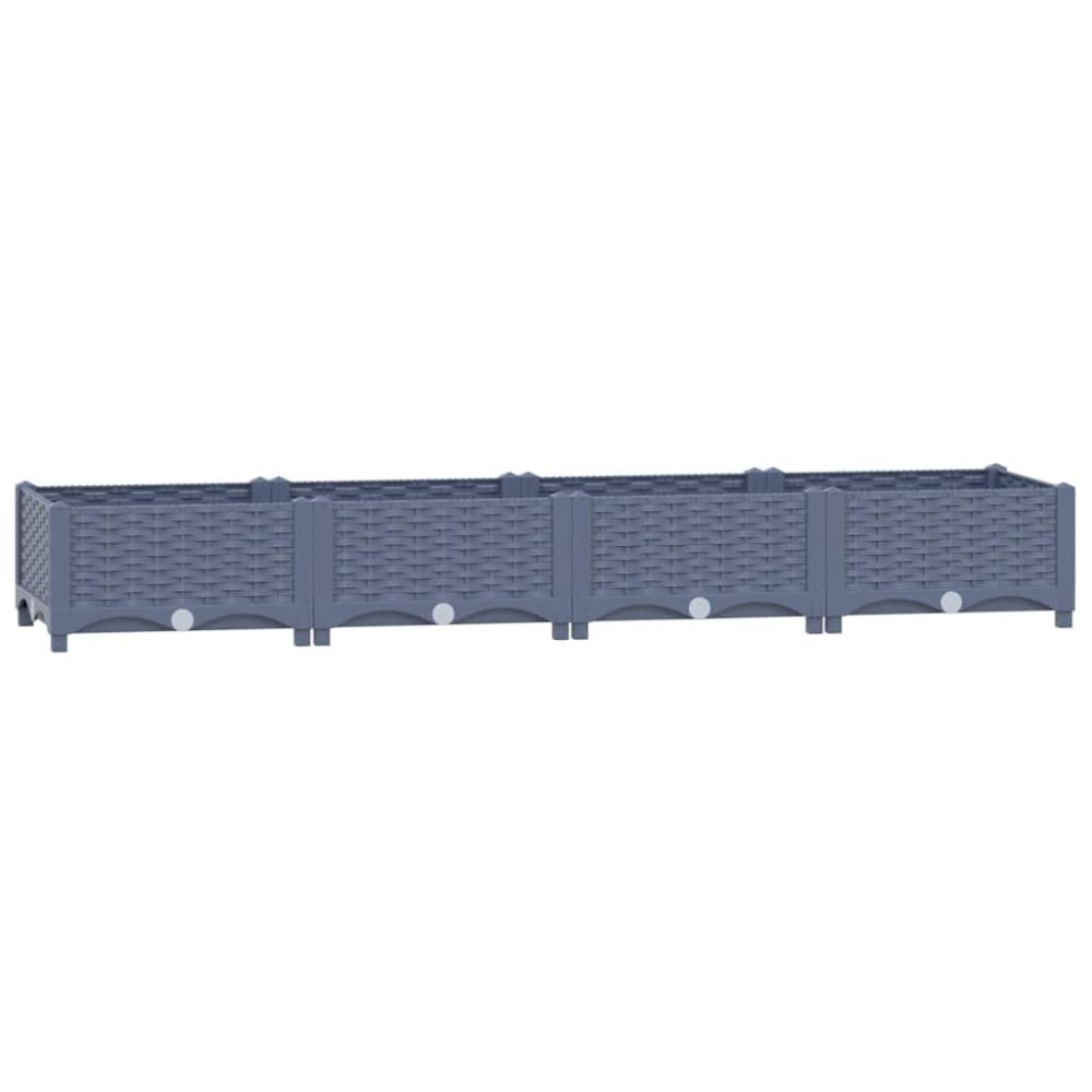 vidaXL Ζαρντινιέρα 160 x 40 x 23 εκ. από Πολυπροπυλένιο