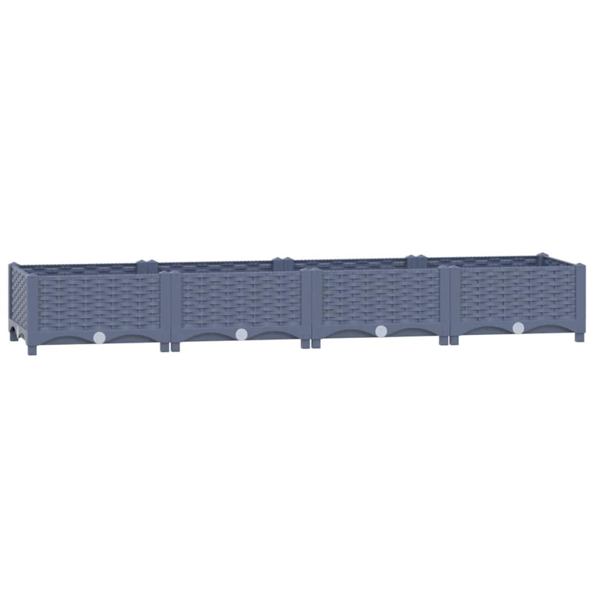 vidaXL Ζαρντινιέρα 160 x 40 x 23 εκ. από Πολυπροπυλένιο