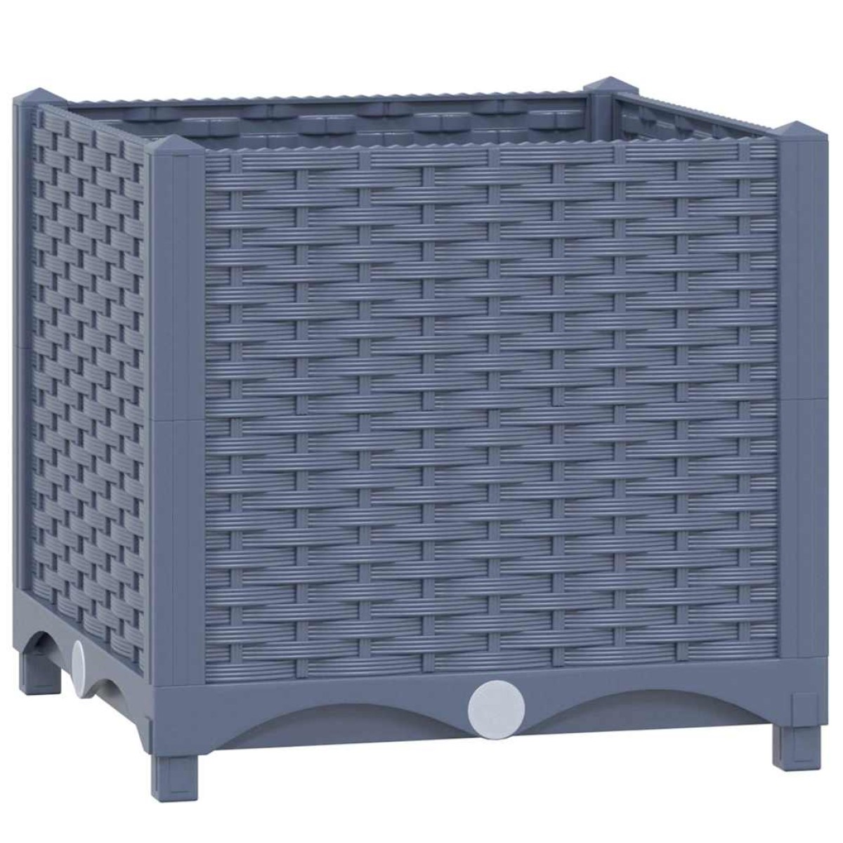 vidaXL Ζαρντινιέρα 40 x 40 x 38 εκ. από Πολυπροπυλένιο