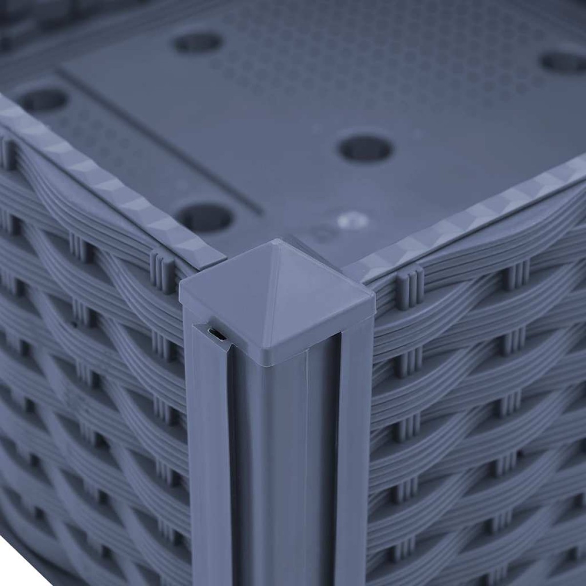 vidaXL Ζαρντινιέρα 80 x 40 x 38 εκ. από Πολυπροπυλένιο