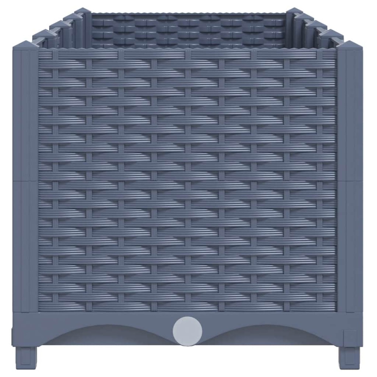 vidaXL Ζαρντινιέρα 160 x 40 x 38 εκ. από Πολυπροπυλένιο