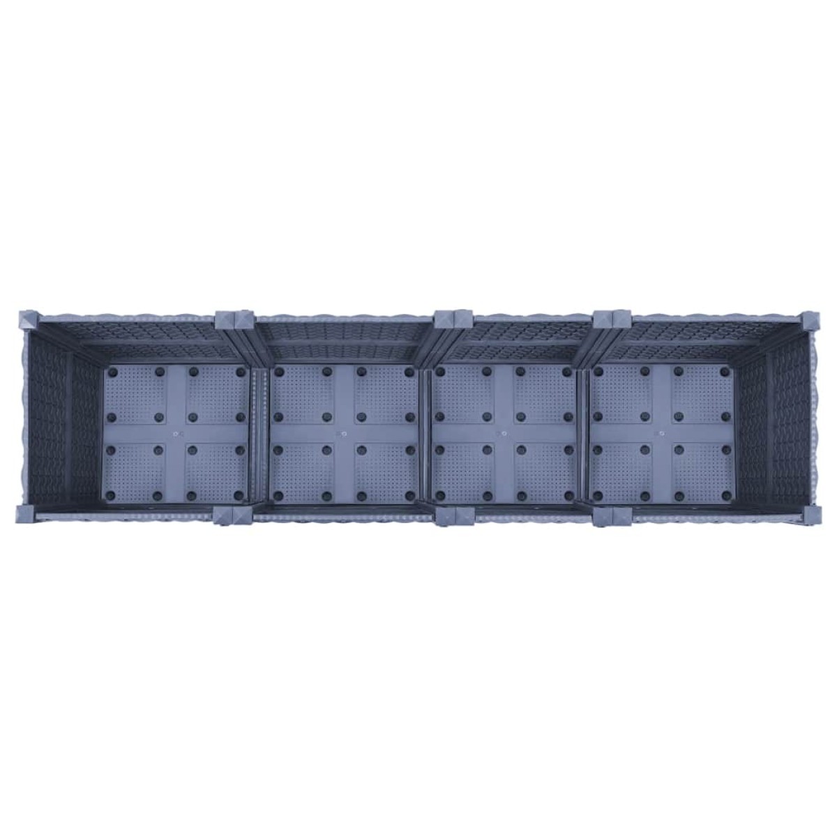 vidaXL Ζαρντινιέρα 160 x 40 x 38 εκ. από Πολυπροπυλένιο