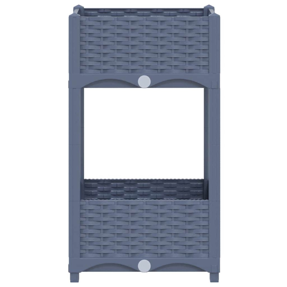 vidaXL Ζαρντινιέρα 40 x 40 x 71 εκ. από Πολυπροπυλένιο