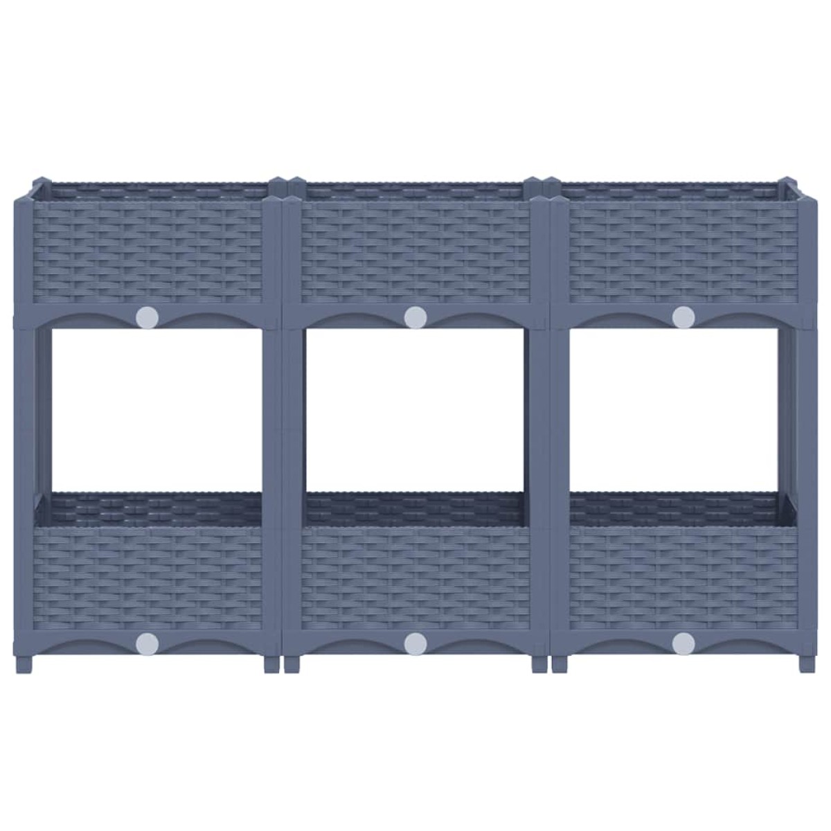 vidaXL Ζαρντινιέρα 120 x 40 x 71 εκ. από Πολυπροπυλένιο