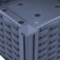 vidaXL Ζαρντινιέρα 80 x 80 x 38 εκ. από Πολυπροπυλένιο