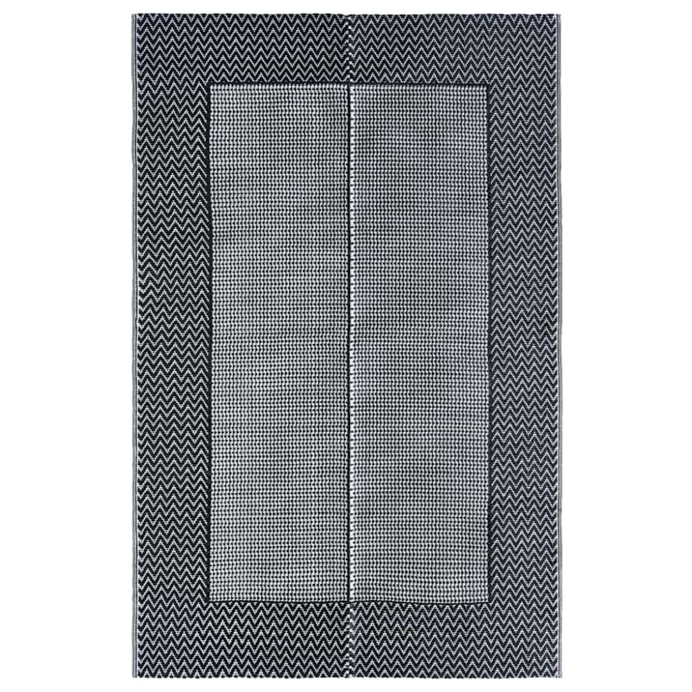 vidaXL Χαλί εξωτερικού χώρου ARAKIL γκρι 120x180 cm PP