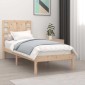 vidaXL Πλαίσιο Κρεβατιού 90 x 190 εκ. από Μασίφ Ξύλο Single