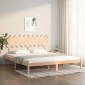 vidaXL Πλαίσιο Κρεβατιού 180 x 200 εκ. Μασίφ Ξύλο Super King Size
