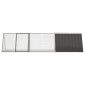 vidaXL Κλουβί Κουνελιών Ανθρακί 302,5x80,5x71 εκ Γαλβανισμένος Χάλυβας