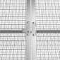 vidaXL Κλουβί Κουνελιών Ανθρακί 302,5x80,5x71 εκ Γαλβανισμένος Χάλυβας