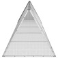 vidaXL Κλουβί Κουνελιών Ανθρακί 504,5x80,5x71 εκ Γαλβανισμένος Χάλυβας