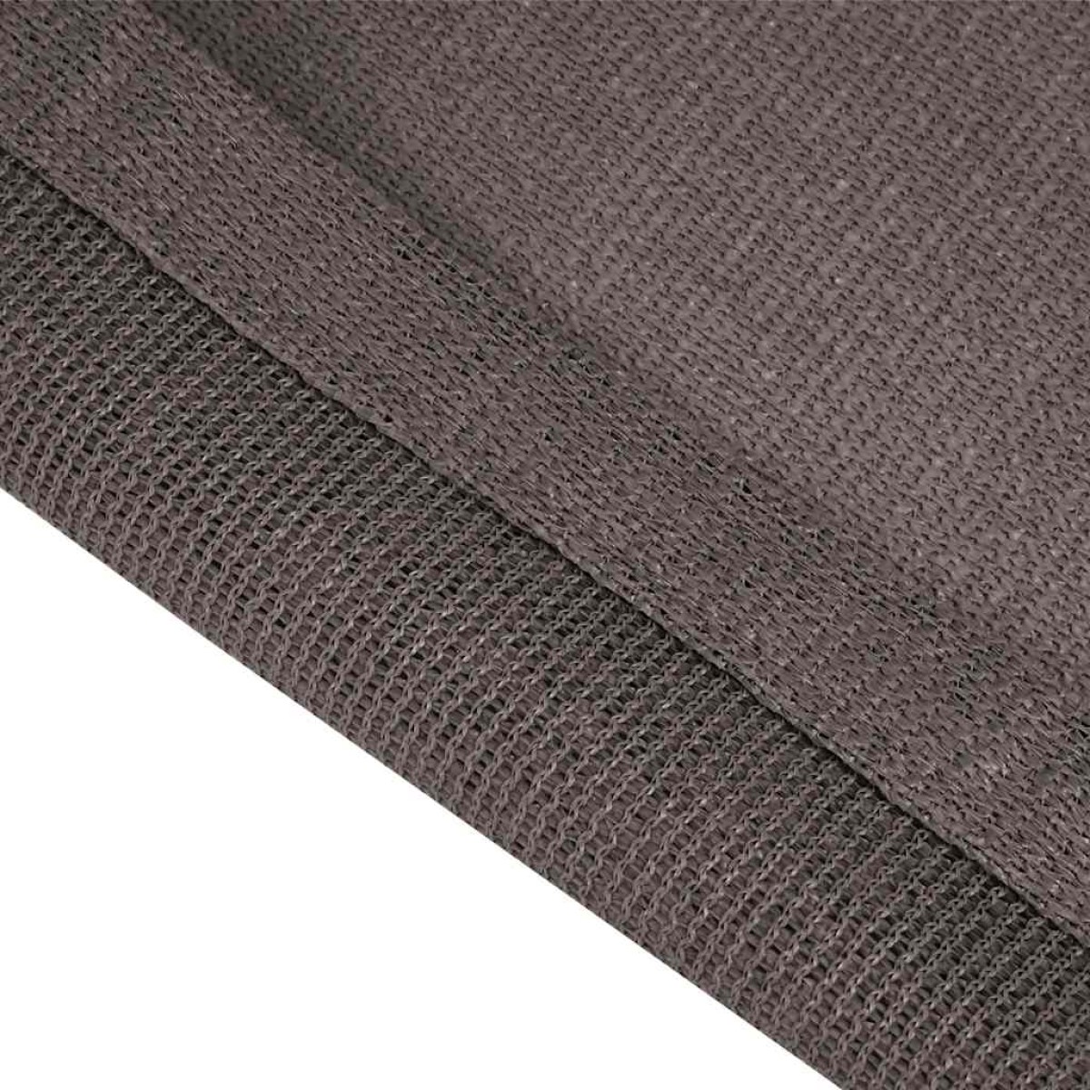 vidaXL Χαλί Σκηνής Ανθρακί 250 x 250 εκ. από HDPE