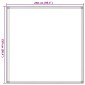 vidaXL Χαλί Σκηνής Ανθρακί 250 x 250 εκ. από HDPE