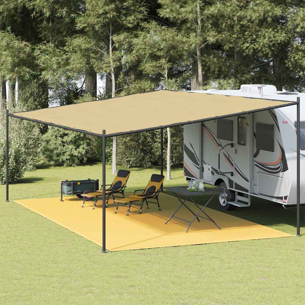 vidaXL Χαλί Σκηνής Μπεζ 400 x 700 εκ.