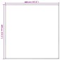 vidaXL Χαλί Σκηνής Μαύρο 400 x 400 εκ. HDPE