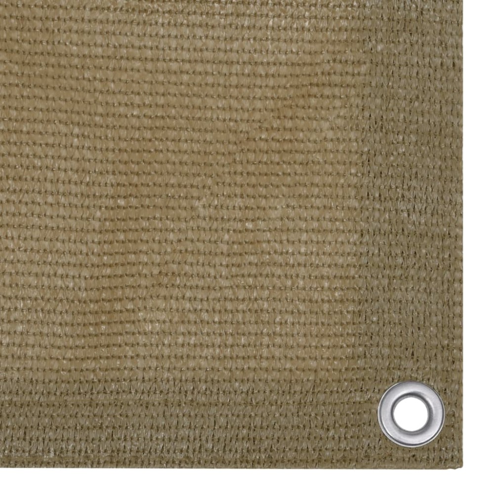 vidaXL Διαχωριστικό Βεράντας Taupe 75 x 400 εκ. από HDPE