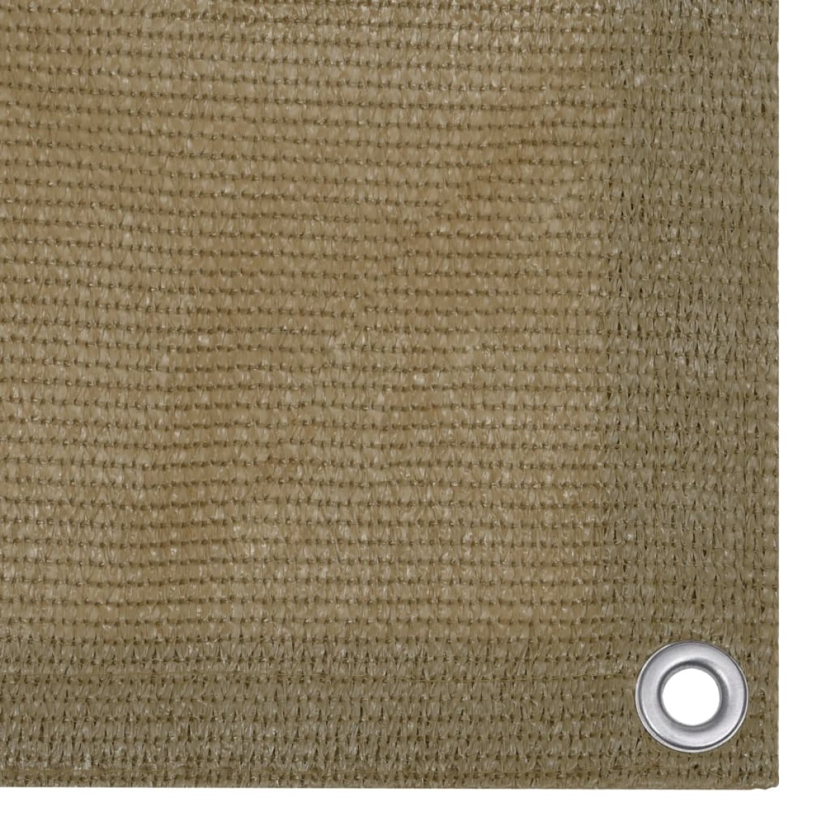 vidaXL Διαχωριστικό Βεράντας Taupe 75 x 400 εκ. από HDPE
