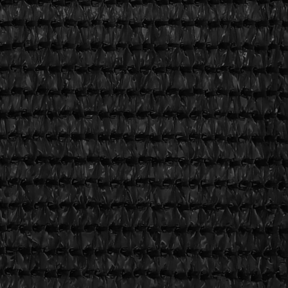 vidaXL Διαχωριστικό Βεράντας Μαύρο 90 x 600 εκ. από HDPE