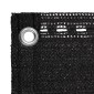 vidaXL Διαχωριστικό Βεράντας Μαύρο 90 x 600 εκ. από HDPE